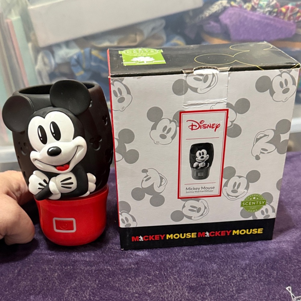 Disney Mickey Mouse Black and Red Scentsy Wall Fan Diffuser